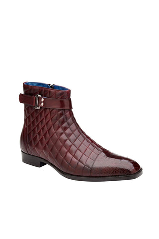 Belvedere Libero Ostrich & Leather Boots-AmbrogioShoes