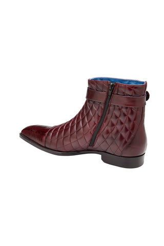 Belvedere Libero Ostrich & Leather Boots-AmbrogioShoes