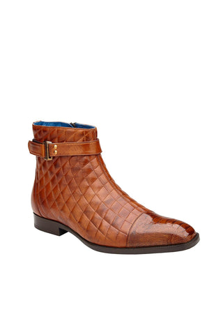 Belvedere Libero Ostrich & Leather Boots
