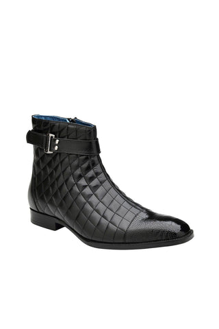 Belvedere Libero Ostrich & Leather Boots