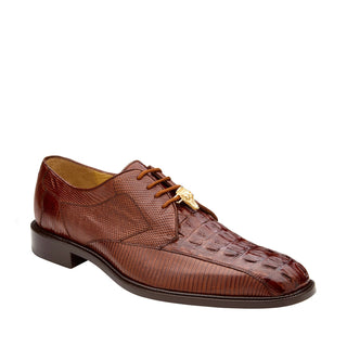 Belvedere Lusso Hornback & Lizard Derby-AmbrogioShoes