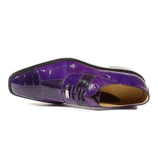Belvedere Shoes Mens Mare Purple Oxfords (BV2028)-AmbrogioShoes