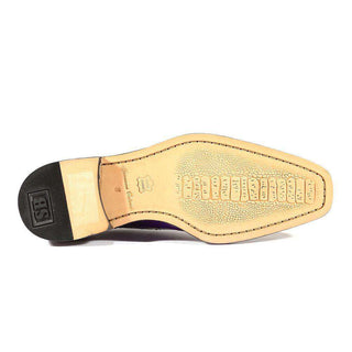 Belvedere Shoes Mens Mare Purple Oxfords (BV2028)-AmbrogioShoes