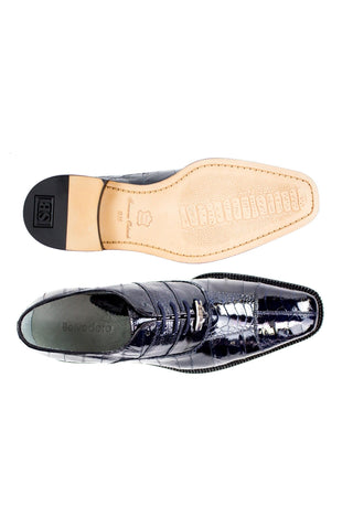 Belvedere Mare Ostrich & Eel Oxford-AmbrogioShoes