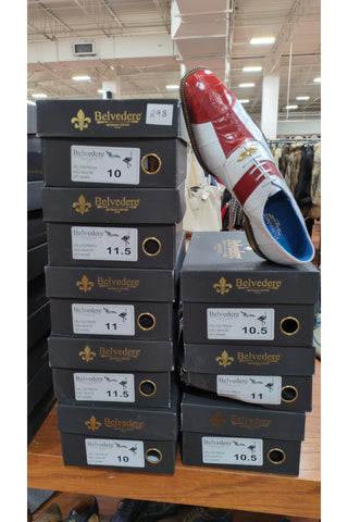 Belvedere Mare Ostrich & Eel Oxford (297-299)
