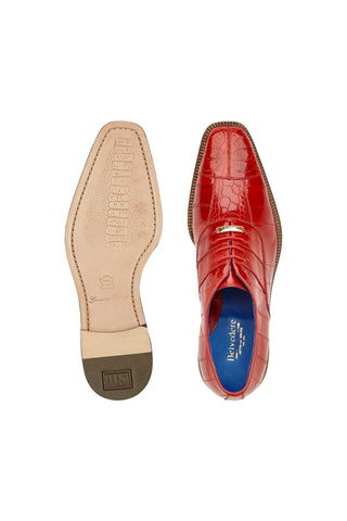 Belvedere Mare Ostrich & Eel Oxford-AmbrogioShoes