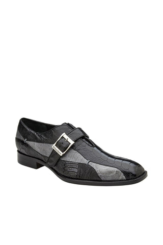 Belvedere Marte Ostrich Single Monk-Strap