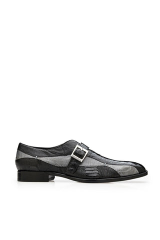 Belvedere Marte Ostrich Single Monk-Strap