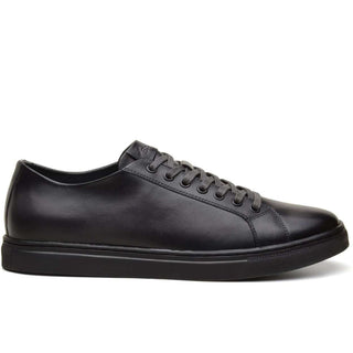 Belvedere Mens Albert Antique Charcoal Calf Leather Sneakers 010 (BV2503)-AmbrogioShoes