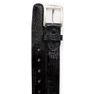 Belvedere Men's Belt Black Teju Lizard 2003 (BVB2724)-AmbrogioShoes