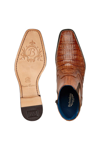 Belvedere Monte Crocodile & Leather Boot
