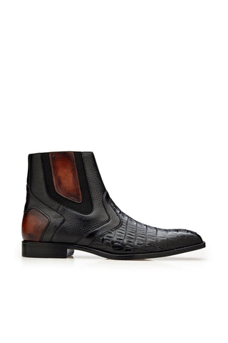 Belvedere Monte Crocodile & Leather Boot