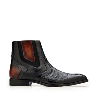 Belvedere Monte Crocodile & Leather Boot-AmbrogioShoes