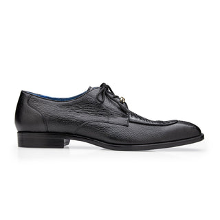 Belvedere Primo R83 Men's Shoes Alligator / Pebble Grain Leather Derby (BV3174)-AmbrogioShoes