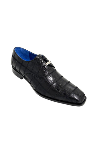 Belvedere R160 Amico Ostrich Patchwork Derby-AmbrogioShoes