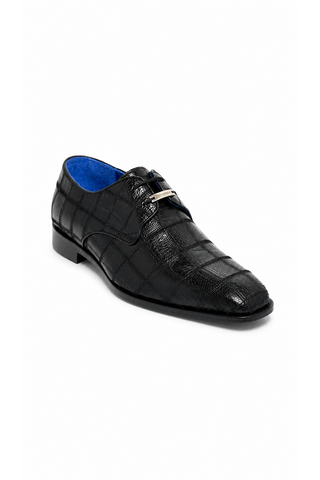 Belvedere R160 Amico Ostrich Patchwork Derby