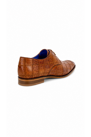 Belvedere R160 Amico Ostrich Patchwork Derby