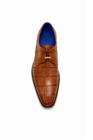 Belvedere R160 Amico Ostrich Patchwork Derby