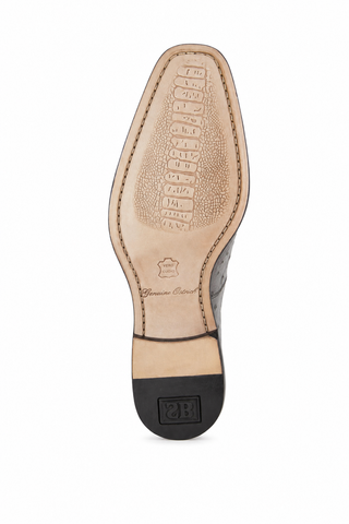 Belvedere R55 Roger Ostrich Skin Ankle Zipper Boots (BV3107)