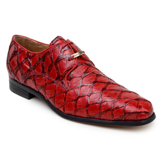 Belvedere Renzo BR01 Exotic Pirarucu Lace-Up Derby (BV3185)-AmbrogioShoes