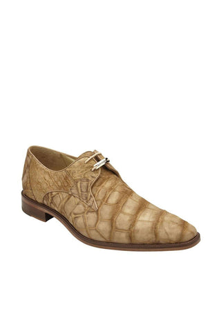 Belvedere Rome Alligator Suede Derby