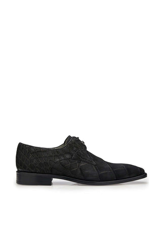 Belvedere Rome Alligator Suede Derby