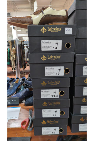 Belvedere Sesto Ostrich & Leather Oxford (255-256)