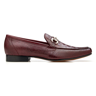 Belvedere Udine 1030 Exotic Caiman Crocodile / Lizard Horse-bit Loafer (BV3182)-AmbrogioShoes