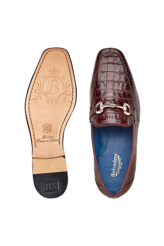 Belvedere Udine Crocodile & Lizard Loafer