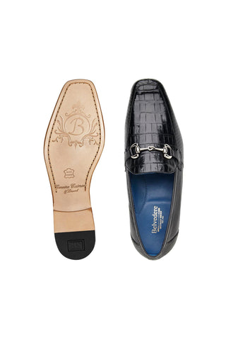 Belvedere Udine Crocodile & Lizard Loafer