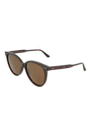 Bottega Veneta BV0119S Dark Havana/Dark Espresso Sunglasses