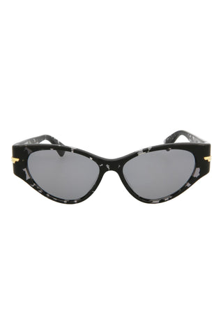 Bottega Veneta BV1002S Spotted Havana Black Crystal Sunglasses