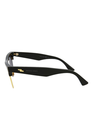 Bottega Veneta BV1003S Black/Matte Endura Gold Sunglasses