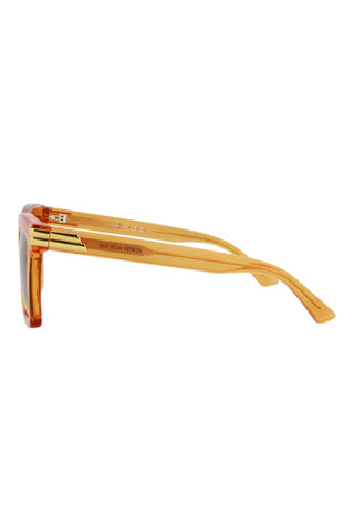 Bottega Veneta BV1005S Transparent Orange Sunglasses