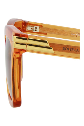 Bottega Veneta BV1005S Transparent Orange Sunglasses