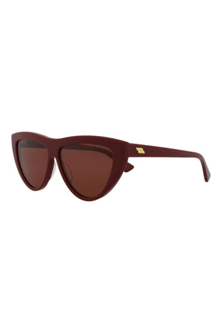 Bottega Veneta BV1018S Burgundy Sunglasses