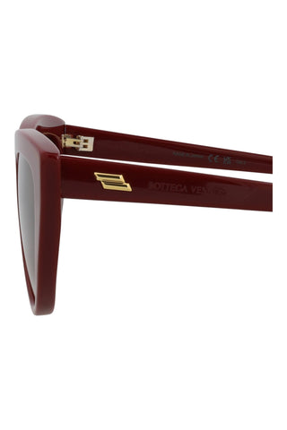 Bottega Veneta BV1018S Burgundy Sunglasses