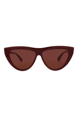 Bottega Veneta BV1018S Burgundy Sunglasses