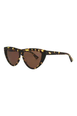 Bottega Veneta BV1018S Spotted Havana Sunglasses