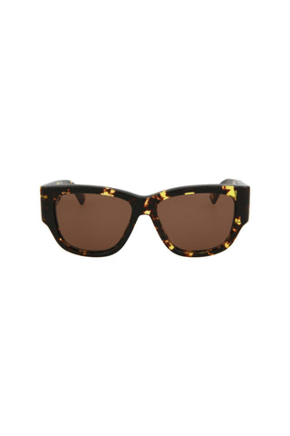 Bottega Veneta BV1026S Spotted Havana Sunglasses