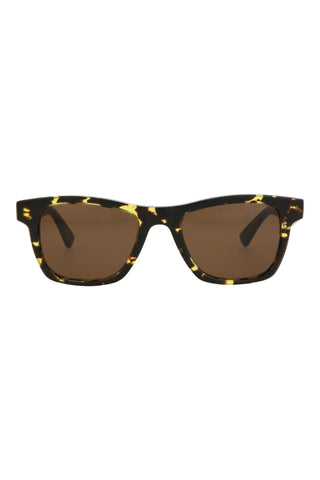 Bottega Veneta BV1120S Spotted Havana Sunglasses