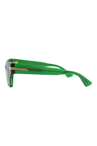 Bottega Veneta BV1122S TRANSPARENT GREEN Sunglasses