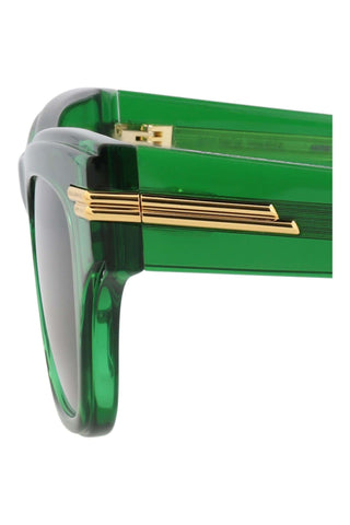 Bottega Veneta BV1122S TRANSPARENT GREEN Sunglasses