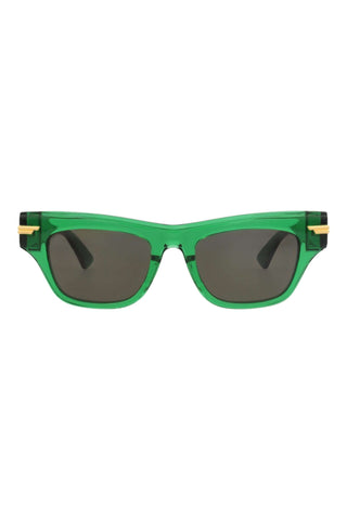 Bottega Veneta BV1122S TRANSPARENT GREEN Sunglasses