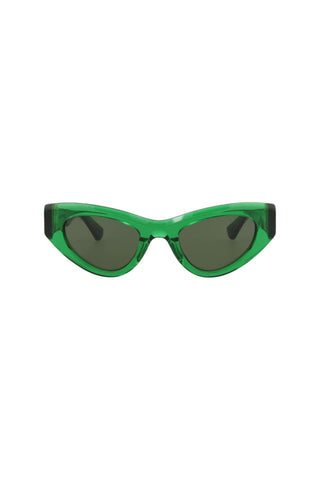 Bottega Veneta BV1142S Transparent Green Sunglasses