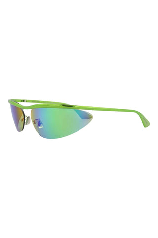 Bottega Veneta BV1174S Transparent Varnished Green Sunglasses