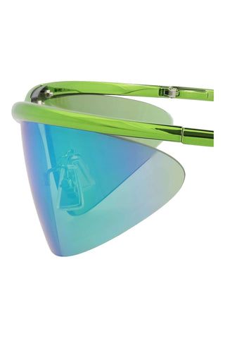 Bottega Veneta BV1174S Transparent Varnished Green Sunglasses