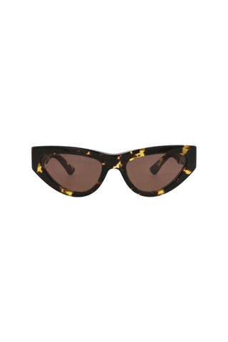 Bottega Veneta BV1176S Spotted Havana Sunglasses