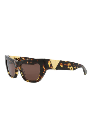 Bottega Veneta BV1177S Spotted Havana Sunglasses