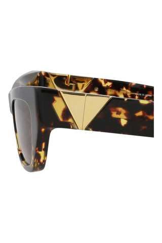 Bottega Veneta BV1177S Spotted Havana Sunglasses